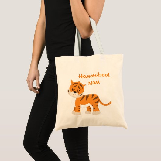 Tiger Homeschool Mama Tragetasche (Vorderseite (Produkt))