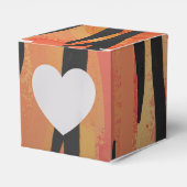 Tiger Hot orange und Black Print Geschenkschachtel (Vorderseite)
