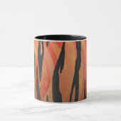 Tiger Hot orange und Black Print Tasse (Zentrum)