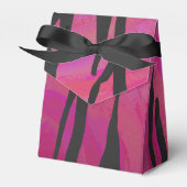 Tiger Hot Pink und Black Print Geschenkschachtel (Vorderseite)