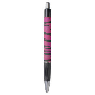 Tiger Hot Pink und Black Print Kugelschreiber