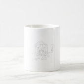 Tiger, Huhn, Schlange, Pfau, Katze, Hund Kaffeetasse (Mittel)