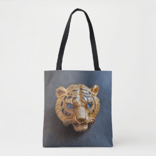 Tiger-Hutfeder-Anhänger tot Tasche