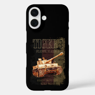 Tiger I - Deutscher Hochtank WWII mit deutscher Fl iPhone 16 Hülle