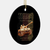 Tiger I - Deutscher Hochtank WWII mit deutscher Fl Keramik Ornament (Rechts)