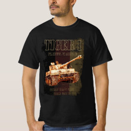 Tiger I - Deutscher Hochtank WWII mit deutscher Fl T-Shirt