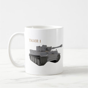 Tiger I Deutscher WW2-Tank Kaffeetasse