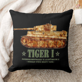 Tiger I. Weltkrieg Zweiter deutscher Panzer Kissen