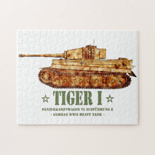 Tiger I. Weltkrieg Zweiter deutscher Panzer Puzzle