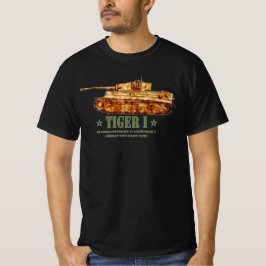 Tiger I. Weltkrieg Zweiter deutscher Panzer T-Shirt