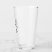 Tiger Illustration Glas (Links)