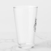 Tiger Illustration Glas (Rechts)