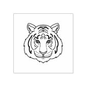 Tiger Illustration Gummistempel (Prägung)