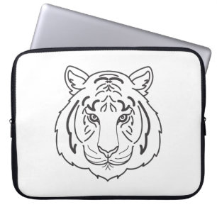 Tiger Illustration Laptopschutzhülle