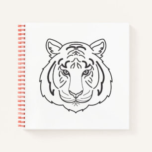 Tiger Illustration Notizblock