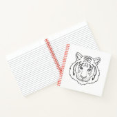 Tiger Illustration Notizblock (Innenseite)