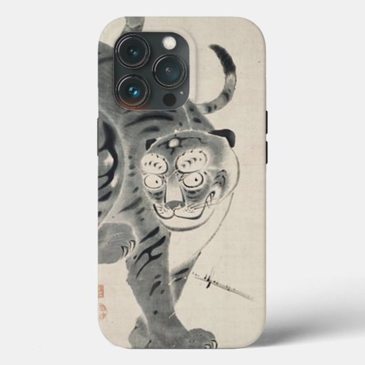 Tiger Illustration von Ito Jakuchu Case-Mate iPhone Hülle (Rückseite)