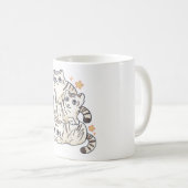 Tiger Illustrationsmagie Kaffeetasse (VorderseiteRechts)