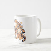 Tiger Illustrationsmagie Kaffeetasse (VorderseiteRechts)
