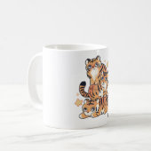 Tiger Illustrationsmagie Kaffeetasse (Vorderseite Links)