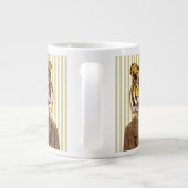 Tiger im Abend Jumbo-Tasse (Rückseite)