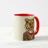 Tiger im Abend Tasse (VorderseiteRechts)