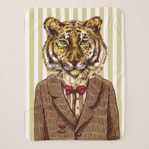 Tiger Im Abendanzug Sherpadecke