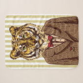 Tiger Im Abendanzug Sherpadecke (Vorderseite (Horizontal))