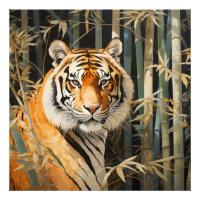 Tiger im Bambuswald