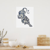 (Tiger im Dschungel) (1893) von Paul Ranson. Poster (Küche)