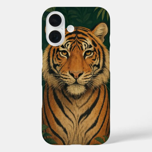 Tiger im Dschungel Case-Mate iPhone Hülle (Rückseite)