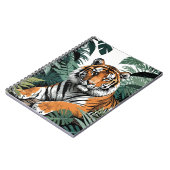 Tiger im Dschungel | Notebook-Journal Notizblock (Linke Seite)