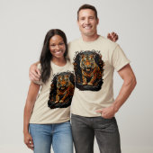 Tiger im Dschungel T-Shirt (Unisex)