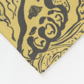 Tiger im Dschungel (Wild Animal) (von Paul Ranson) Fleecedecke (Ecke)