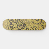 Tiger im Dschungel (Wild Animal) (von Paul Ranson) Skateboard (Horizontal)