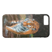 Tiger im Fluss Case-Mate iPhone Hülle (Rückseite (Horizontal))