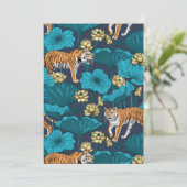 Tiger im gelben Lotusteich (Stehend Vorderseite)