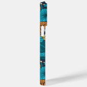 Tiger im gelben Lotusteich Case-Mate iPhone Hülle (Rückseite / Rechts)