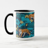 Tiger im gelben Lotusteich Tasse (Links)