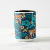 Tiger im gelben Lotusteich Tasse (Zentrum)