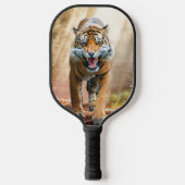 Tiger im Hintergrund Pickleball Schläger (Vorderseite)