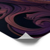 Tiger im lila poster (Ecke)