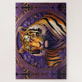 Tiger im lila puzzle (Vertikal)