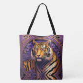 Tiger im lila tasche (Rückseite)