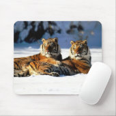 Tiger im Schnee Mousepad (Mit Mouse)