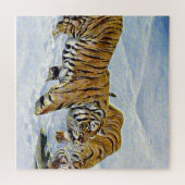 "Tiger im Schnee" Puzzle (Horizontal)