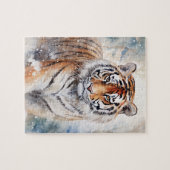 Tiger im Schnee Puzzle #1 (Horizontal)