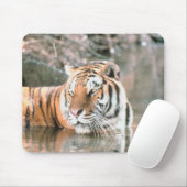 Tiger im Strom Mousepad (Mit Mouse)