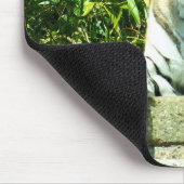 Tiger im Tempel Mousepad (Ecke)