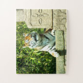 Tiger im Tempel Puzzle (Vertikal)